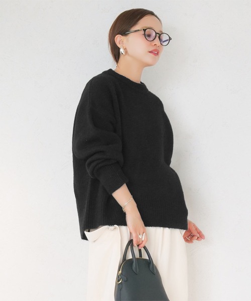 田中亜希子さんコラボ ]フラッフィーニットトップス（ニット/セーター