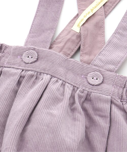 apres les cours（アプレレクール）の「サス付きコーデュロイブルマ（その他ベビーウェア・キッズ・ラベンダー/ブラック・80）」の15枚目の写真