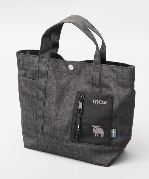 moz(モズ)の「メランジランチトート(トートバッグ・レディース・ホワイト/ブラック/ネイビー/グリーン/グレー・FREE)」の7枚目の写真
