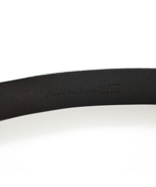 45R（フォーティファイブアール）の「ヴィンテージレザーの45星ベルト（ベルト・レディース・ブラック・SMALL）」の5枚目の写真