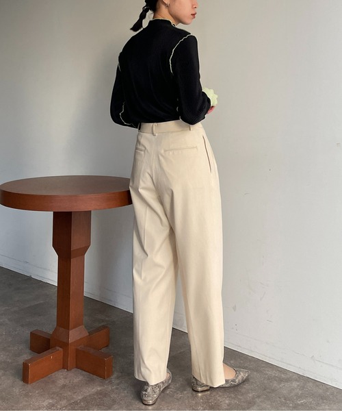 Thevon(ゼボン)の「袖先配色プリーツメロープルオーバー(Tシャツ/カットソー・レディース・グリーン系その他/ブラック・FREE)」の11枚目の写真