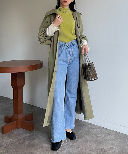 Thevon(ゼボン)の「袖先配色プリーツメロープルオーバー(Tシャツ/カットソー・レディース・グリーン系その他/ブラック・FREE)」の16枚目の写真