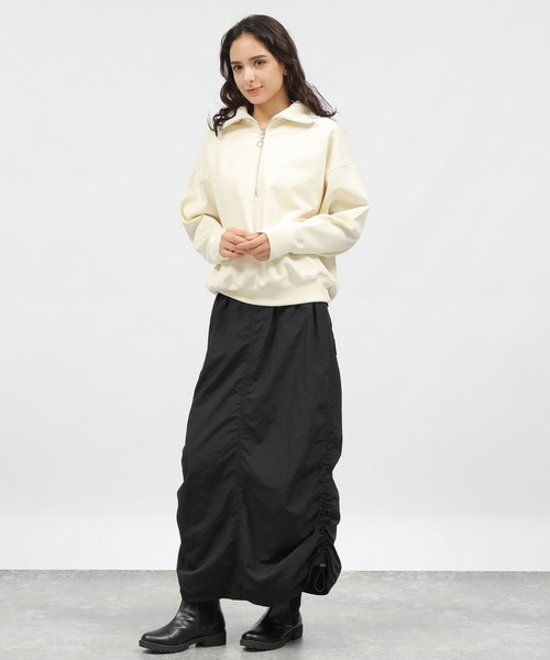 LAKOLE（ラコレ）の「ハーフジップスウェットプルオーバー / 985813（スウェット・レディース・グレー/アイボリー/チャコールグレー・SMALL/MEDIUM）」の22枚目の写真