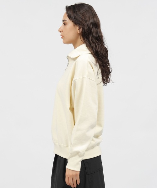 LAKOLE（ラコレ）の「ハーフジップスウェットプルオーバー / 985813（スウェット・レディース・グレー/アイボリー/チャコールグレー・SMALL/MEDIUM）」の11枚目の写真