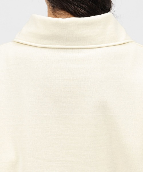 LAKOLE（ラコレ）の「ハーフジップスウェットプルオーバー / 985813（スウェット・レディース・グレー/アイボリー/チャコールグレー・SMALL/MEDIUM）」の21枚目の写真