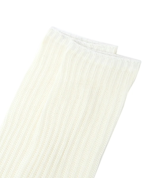 repipi armario(レピピ アルマリオ)の「ローゲージリブニーハイ(ソックス/靴下・キッズ・ホワイト/ブラック/グレー/ベージュ・FREE)」の8枚目の写真