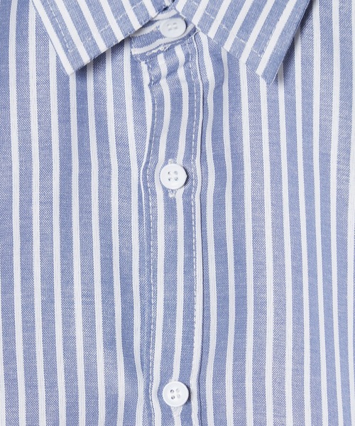 ROOPTOKYO（ループトウキョウ）の「▲basic stripe shirt/ベーシック ストライプ シャツ（シャツ/ブラウス・メンズ・ブルー・2/3）」の4枚目の写真