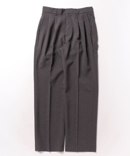 Q（キュー）の「ツータックマニッシュパンツ（その他パンツ・レディース・キャメル/チャコールグレー・SMALL/MEDIUM）」の21枚目の写真