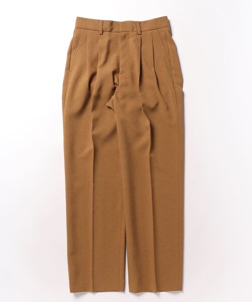 Q（キュー）の「ツータックマニッシュパンツ（その他パンツ・レディース・キャメル/チャコールグレー・SMALL/MEDIUM）」の20枚目の写真