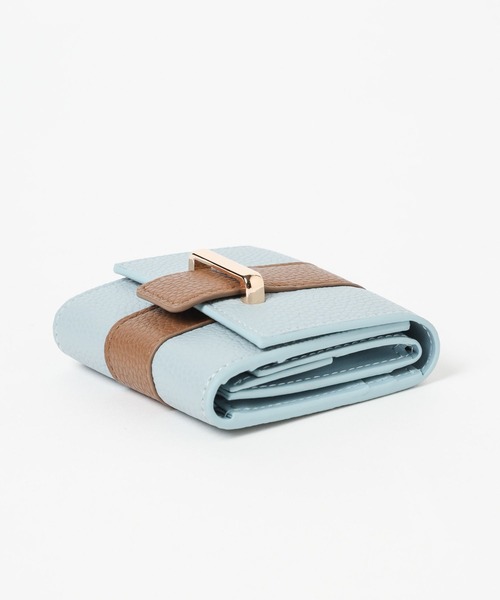 Me%(ミィパーセント)の「センターラインBOX 987776(財布・レディース・ブルー/アイボリー/ブラック・FREE)」の21枚目の写真