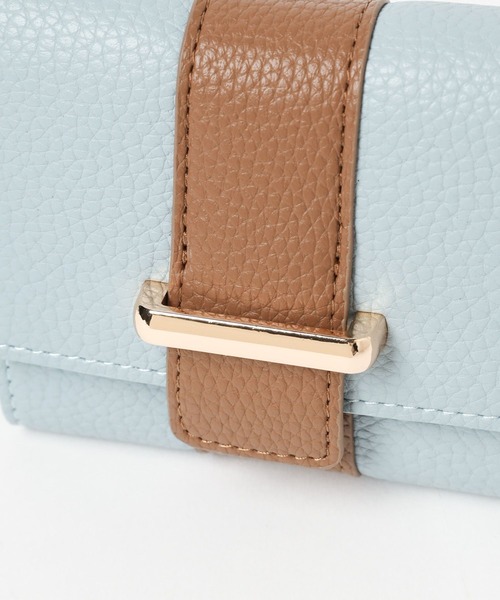 Me%(ミィパーセント)の「センターラインBOX 987776(財布・レディース・ブルー/アイボリー/ブラック・FREE)」の22枚目の写真