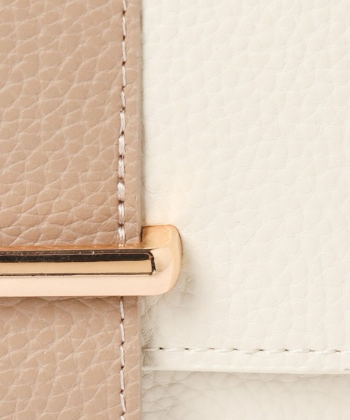 Me%(ミィパーセント)の「センターラインBOX 987776(財布・レディース・ブルー/アイボリー/ブラック・FREE)」の6枚目の写真