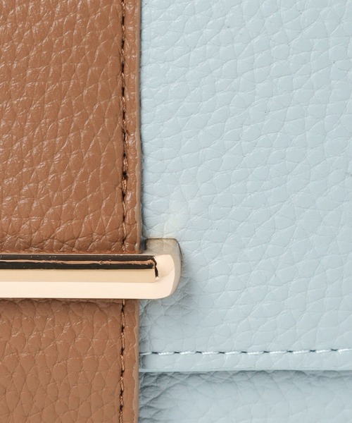 Me%(ミィパーセント)の「センターラインBOX 987776(財布・レディース・ブルー/アイボリー/ブラック・FREE)」の7枚目の写真