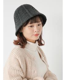 ehka sopo | ケーブルニットサーモハット(ハット)