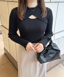 フロントオープンリブニット【ZOZOTOWN限定アイテム】