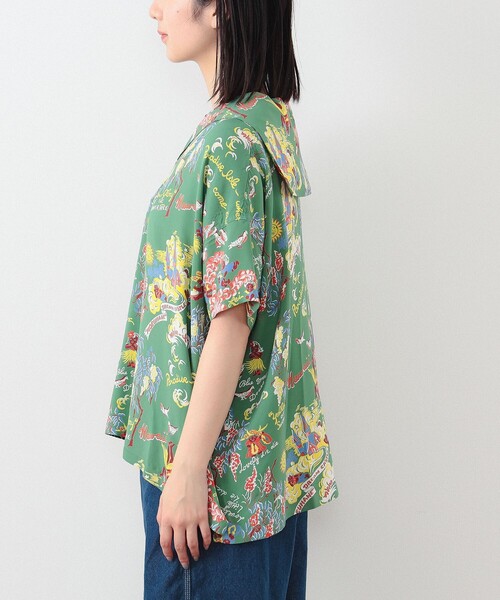 ✨美品✨SUN SURF BEAMS BOY 別注 セーラーシャツ レーヨン BEAMS BOY（ビームスボーイ）の「SUN SURF × BEAMS BOY / 別注