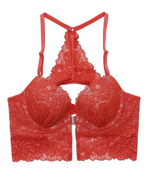 【ANNEBRA 】レース ロングラインブラ ブラレット ANNEBRA（アンブラ）の「Love バックデザインロングライン