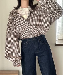 Cham. | ゆるだぼギンガムチェックシャツ(シャツ/ブラウス)