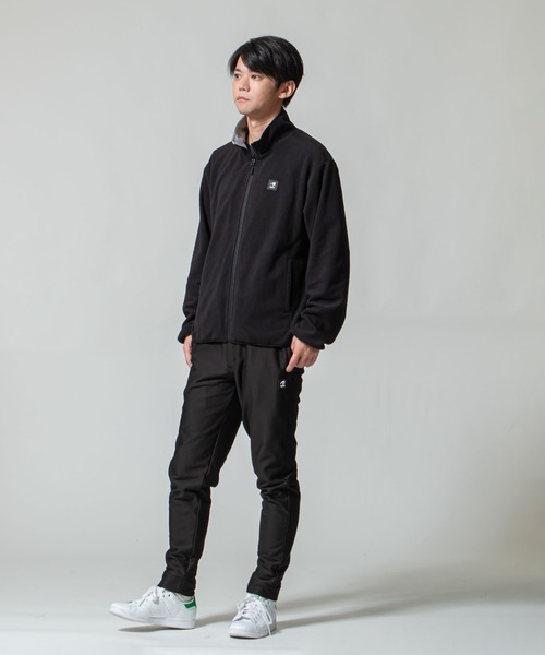 Agsiel(アグシエル)の「【Agsiel】 冬春用2WAYリバーシブルストレッチゴルフジャケット/フリースジャケット(ブルゾン・メンズ・ネイビー系/ブラック×グリーン/グレー系・X-LARGE/LARGE/MEDIUM)」の14枚目の写真