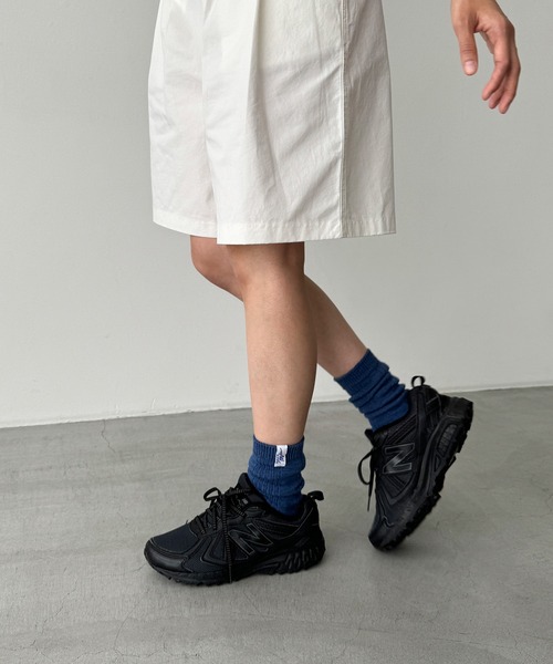 CANAL JEAN（キャナルジーン）の「Miller　クルーソックス（ソックス/靴下・レディース・ホワイト/グリーン/ネイビー/オレンジ/ブルー/パープル/イエロー・ONE SIZE）」の4枚目の写真