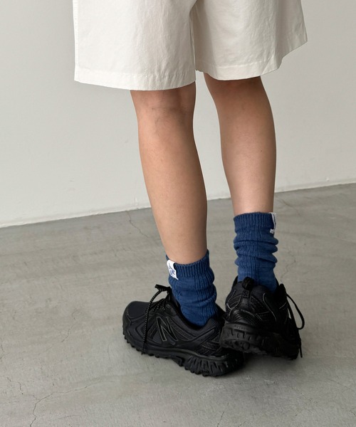 CANAL JEAN（キャナルジーン）の「Miller　クルーソックス（ソックス/靴下・レディース・ホワイト/グリーン/ネイビー/オレンジ/ブルー/パープル/イエロー・ONE SIZE）」の17枚目の写真