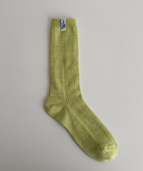 CANAL JEAN（キャナルジーン）の「Miller　クルーソックス（ソックス/靴下・レディース・ホワイト/グリーン/ネイビー/オレンジ/ブルー/パープル/イエロー・ONE SIZE）」の19枚目の写真