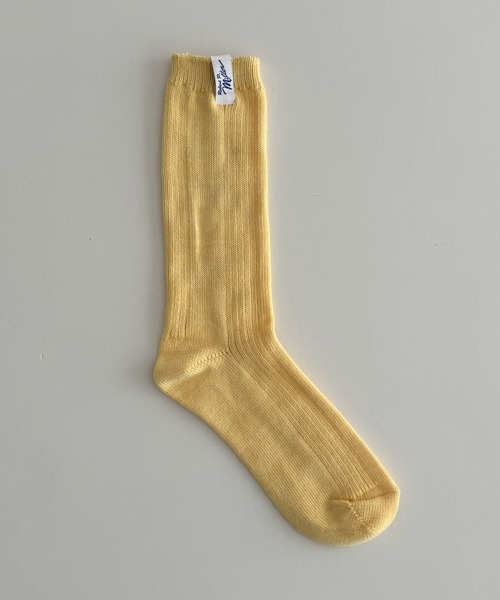 CANAL JEAN（キャナルジーン）の「Miller　クルーソックス（ソックス/靴下・レディース・ホワイト/グリーン/ネイビー/オレンジ/ブルー/パープル/イエロー・ONE SIZE）」の21枚目の写真