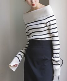 Noble | オフショルニット(ニット/セーター)