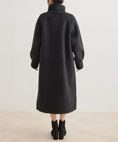 Jayro（ジャイロ）の「スタンドカラーダッフル風コート（ダッフルコート・レディース・チャコールグレー/ダークブラウン/ブラック・M）」の15枚目の写真