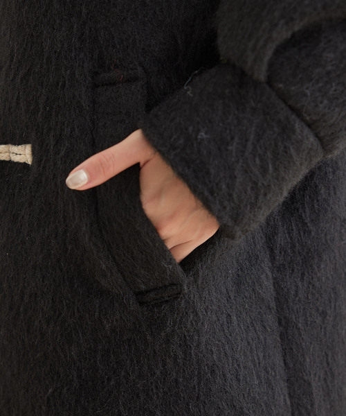 Jayro（ジャイロ）の「スタンドカラーダッフル風コート（ダッフルコート・レディース・チャコールグレー/ダークブラウン/ブラック・M）」の18枚目の写真