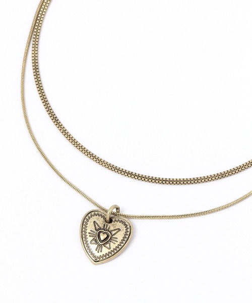 niko and...（ニコアンド）の「ハートトップ2セットネックレス（ネックレス・レディース・イエロー/グリーン/ライトイエロー・0）」の3枚目の写真