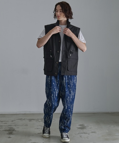 Revo.(レボ)の「【Revo.】クラッシュデニムワイドパンツ(デニムパンツ・メンズ・インディゴブルー/ライトインディゴブルー・M/L)」の10枚目の写真