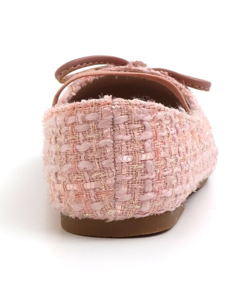 apres les cours(アプレレクール)の「バイカラーリボンパンプス(パンプス・キッズ・アイボリー/ピンク・16/15 /19/17/18/14)」の10枚目の写真