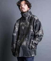 【SELECT】IR:シンセティックレザースタンドジャケット