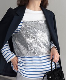 fredy emue | スパンコールキャミビスチェ(シャツ/ブラウス)