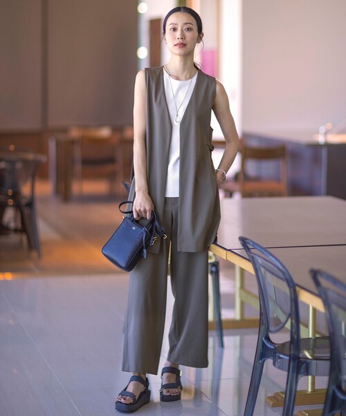 J.PRESS 美品　【2way】スプリットレザー ナノポシェット バッグ J.PRESS（ジェイプレス）の「【2way】スプリットレザー ナノポシェット