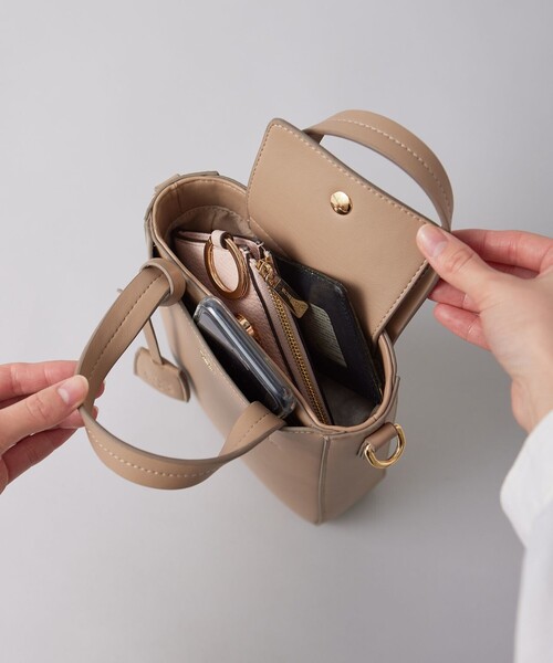 J.PRESS 美品　【2way】スプリットレザー ナノポシェット バッグ J.PRESS（ジェイプレス）の「【2way】スプリットレザー ナノポシェット