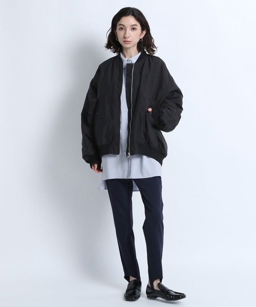 eL（エル）の「【eL】Boxy Big Shirt /101911（シャツ/ブラウス・レディース・オフホワイト/サックスブルー・FREE）」の14枚目の写真