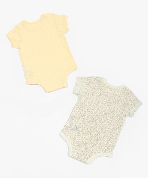 petit main（プティマイン）の「【オーガニック】ボディスーツ（肌着・キッズ・ピンク/レモンイエロー/ブルーグレー/ライトグリーン・80ｃｍ/70cm）」の13枚目の写真