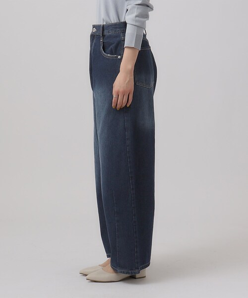 DRESKIP(ドレスキップ)の「◆サスティナブルデニムカーブパンツ(デニムパンツ・レディース・サックスブルー/ブルー系その他・02/03/04)」の16枚目の写真