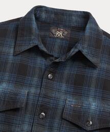 RRL チェック キャンバス ワークシャツ 国内正規 RRL チェック キャンバス ワーク シャツ