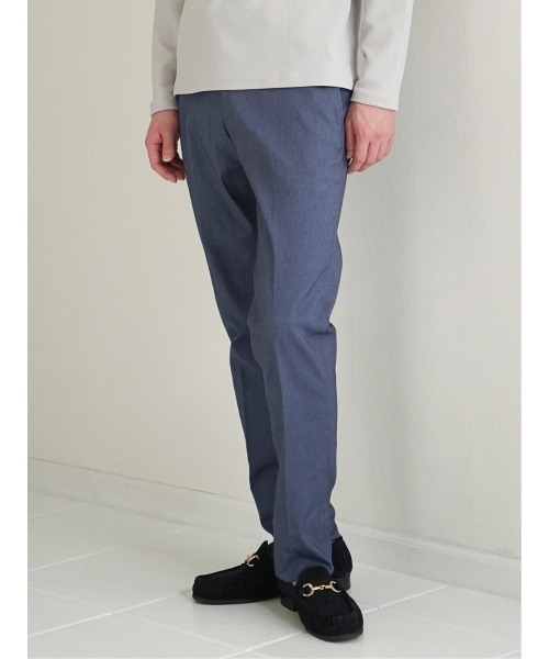 タカキュー クロスストレッチ ノータックビジネスパンツ カルゼ青（スラックス）｜TAKA-Q（タカキュー）