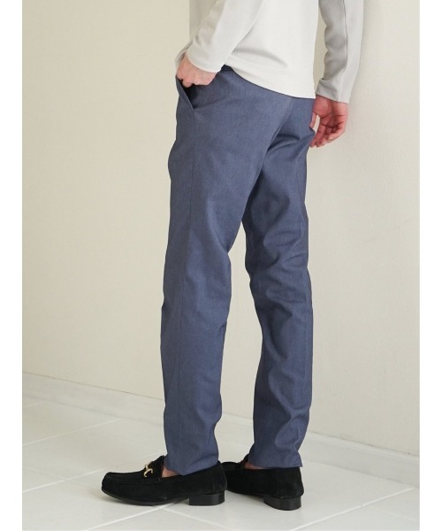 タカキュー クロスストレッチ ノータックビジネスパンツ カルゼ青（スラックス）｜TAKA-Q（タカキュー）