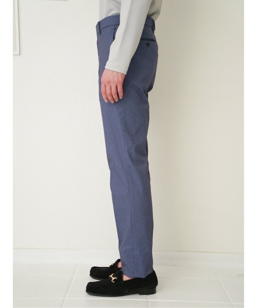 タカキュー クロスストレッチ ノータックビジネスパンツ カルゼ青（スラックス）｜TAKA-Q（タカキュー）