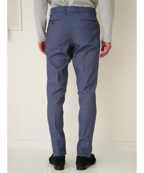 タカキュー クロスストレッチ ノータックビジネスパンツ カルゼ青（スラックス）｜TAKA-Q（タカキュー）