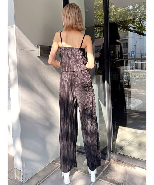 GYDA（ジェイダ）の「サテンプリーツワイドパンツ（その他パンツ・レディース・ライトグレー/ブラック/その他1・FREE）」の8枚目の写真