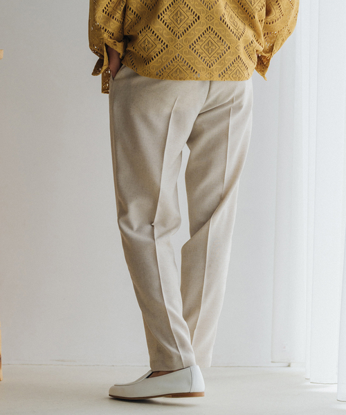 EDIFICE（エディフィス）の「RT スラブオックス イージーパンツ（スラックス・メンズ・ブラック/アイボリー/ブラウン/ブルー・SMALL/MEDIUM/LARGE）」の8枚目の写真