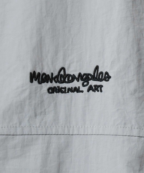 Mark Gonzales(マーク・ゴンザレス)の「MARK GONZALES ARTWORK COLLECTION/マークゴンザレス 別注 オーバーサイズ ナイロンテック ベスト/レディース メンズ(ベスト・メンズ・ブラック/ブラック系その他/ライトグレー/ネイビー・M/L/XL)」の5枚目の写真