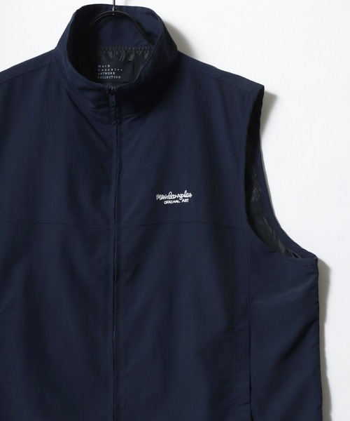 Mark Gonzales(マーク・ゴンザレス)の「MARK GONZALES ARTWORK COLLECTION/マークゴンザレス 別注 オーバーサイズ ナイロンテック ベスト/レディース メンズ(ベスト・メンズ・ブラック/ブラック系その他/ライトグレー/ネイビー・M/L/XL)」の18枚目の写真