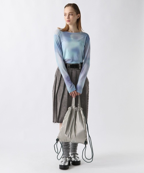 FOREVER 21（フォーエバー トゥエンティーワン）の「【2024SS】2wayナップサック（バックパック/リュック・レディース・ネイビー/グリーン/シルバー・FREE）」の19枚目の写真